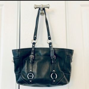 Coach pebble leather bag